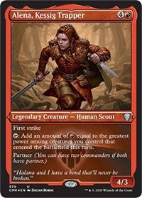Alena, Kessig Trapper (Foil Etched) (CMR-570) - Commander Legends Foil