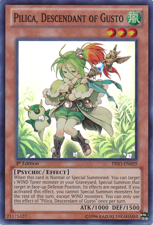 Pilica, Descendant of Gusto [PRIO-EN029] Super Rare | The CG Realm