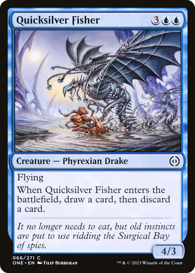 Quicksilver Fisher [Phyrexia: All Will Be One] | The CG Realm