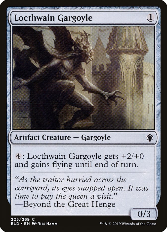 Locthwain Gargoyle [Throne of Eldraine] | The CG Realm