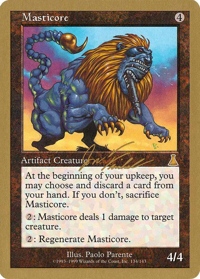 Masticore (Jon Finkel) [World Championship Decks 2000] | The CG Realm