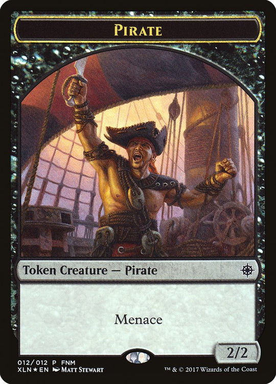 Pirate // Treasure (012) Token (FNM-012) - Friday Night Magic 2017 Foil