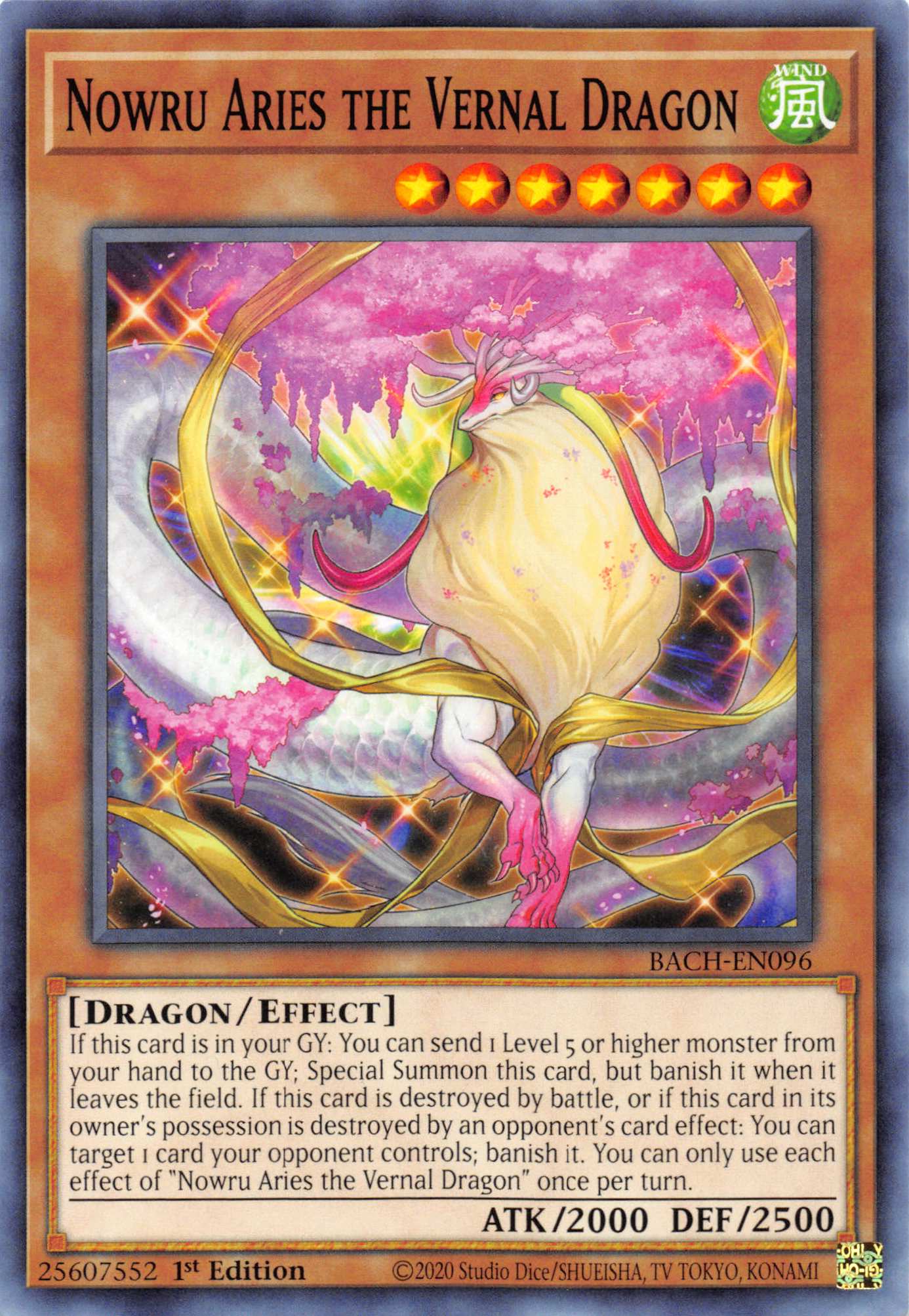Nowru Aries the Vernal Dragon [BACH-EN096] Common | The CG Realm
