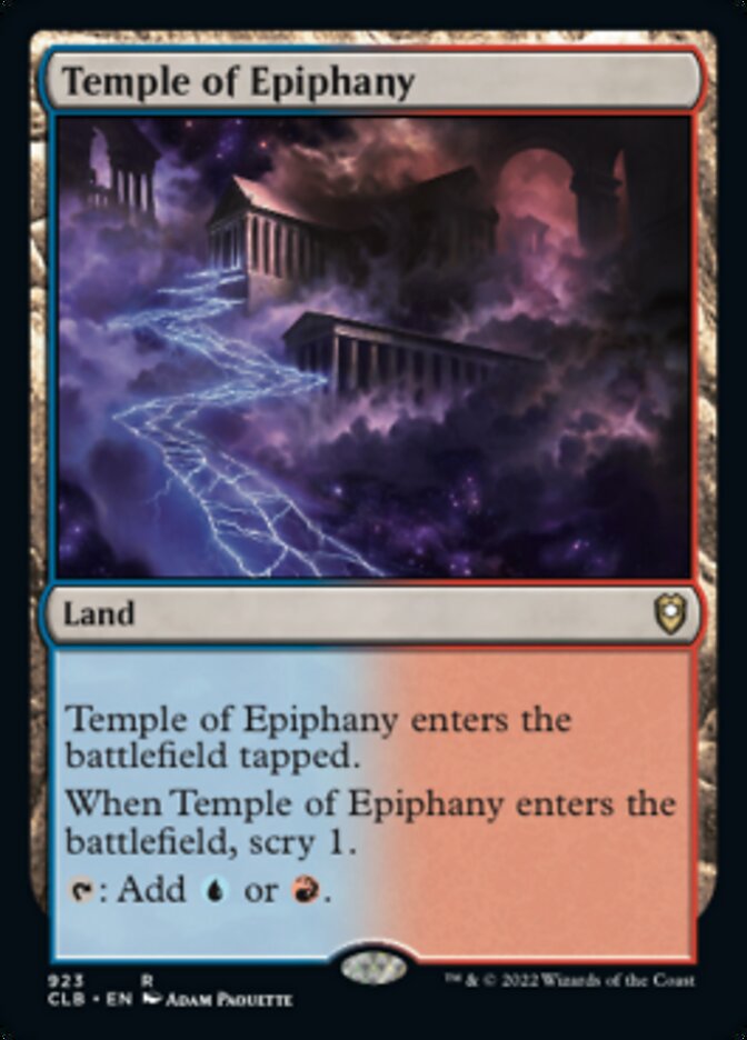 Temple of Epiphany [Commander Legends: Battle for Baldur's Gate] | The CG Realm