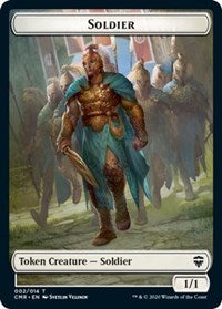 Soldier Token (CMR-002) - Commander Legends Tokens