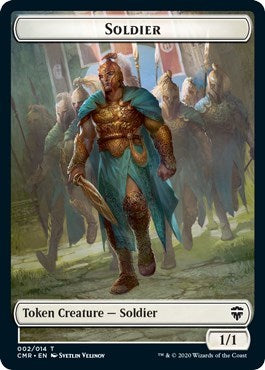 Soldier Token (CMR-002) - Commander Legends Tokens