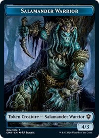 Salamander Warrior Token (CMR-004) - Commander Legends Tokens