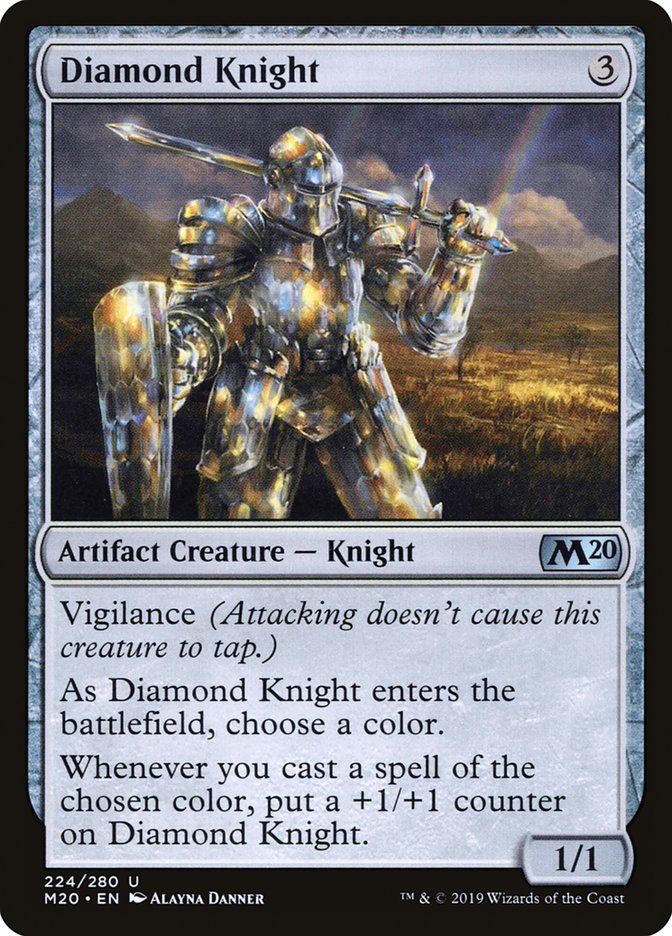 Diamond Knight [Core Set 2020] | The CG Realm