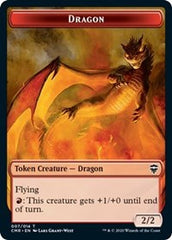 Dragon // Treasure Double-sided Token [Commander Legends] | The CG Realm
