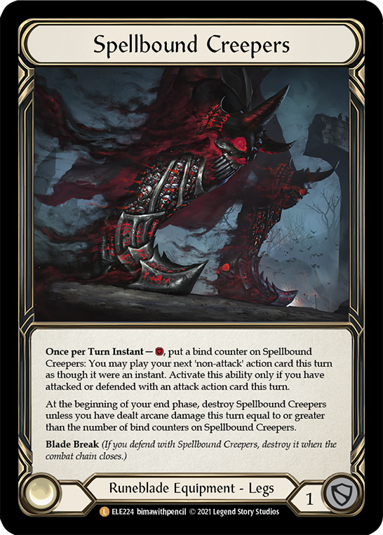Spellbound Creepers [ELE224] (Tales of Aria)  1st Edition Cold Foil | The CG Realm