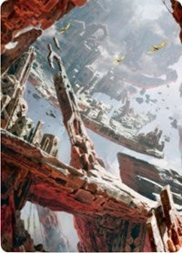 Mountain 3 Art Card [Zendikar Rising Art Series] | The CG Realm