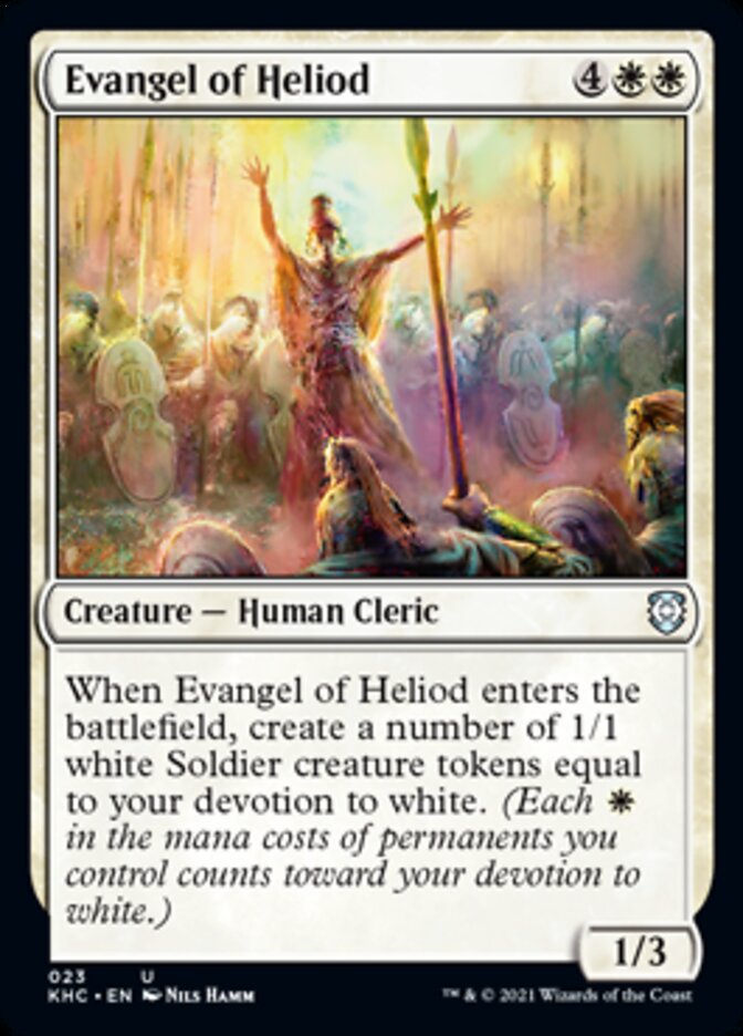 Evangel of Heliod [Kaldheim Commander] | The CG Realm