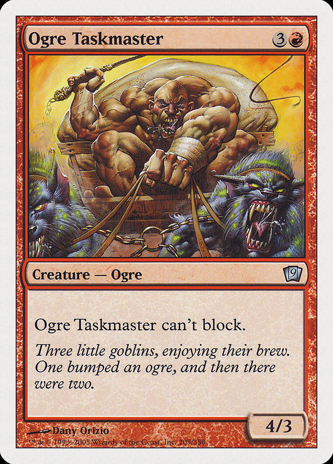 Ogre Taskmaster [Ninth Edition] | The CG Realm