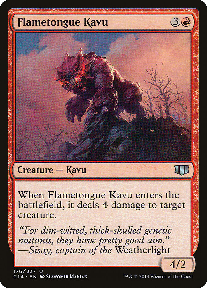 Flametongue Kavu [Commander 2014] | The CG Realm