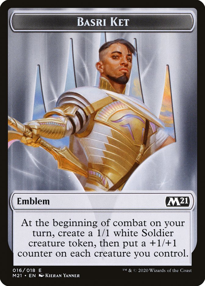 Basri Ket Emblem [Core Set 2021 Tokens] | The CG Realm