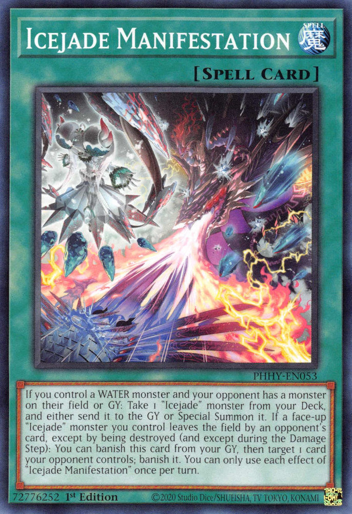 Icejade Manifestation [PHHY-EN053] Common | The CG Realm