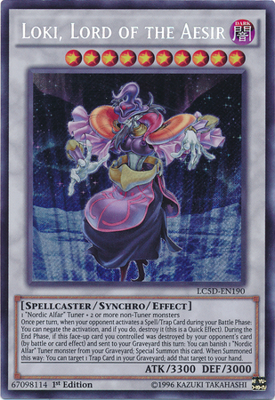 Loki, Lord of the Aesir [LC5D-EN190] Secret Rare | The CG Realm