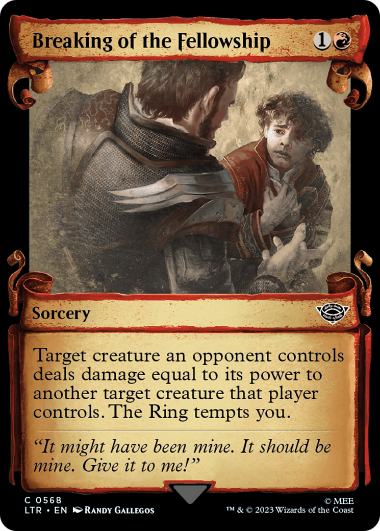 Breaking of the Fellowship [The Lord of the Rings: Tales of Middle-Earth Showcase Scrolls] | The CG Realm