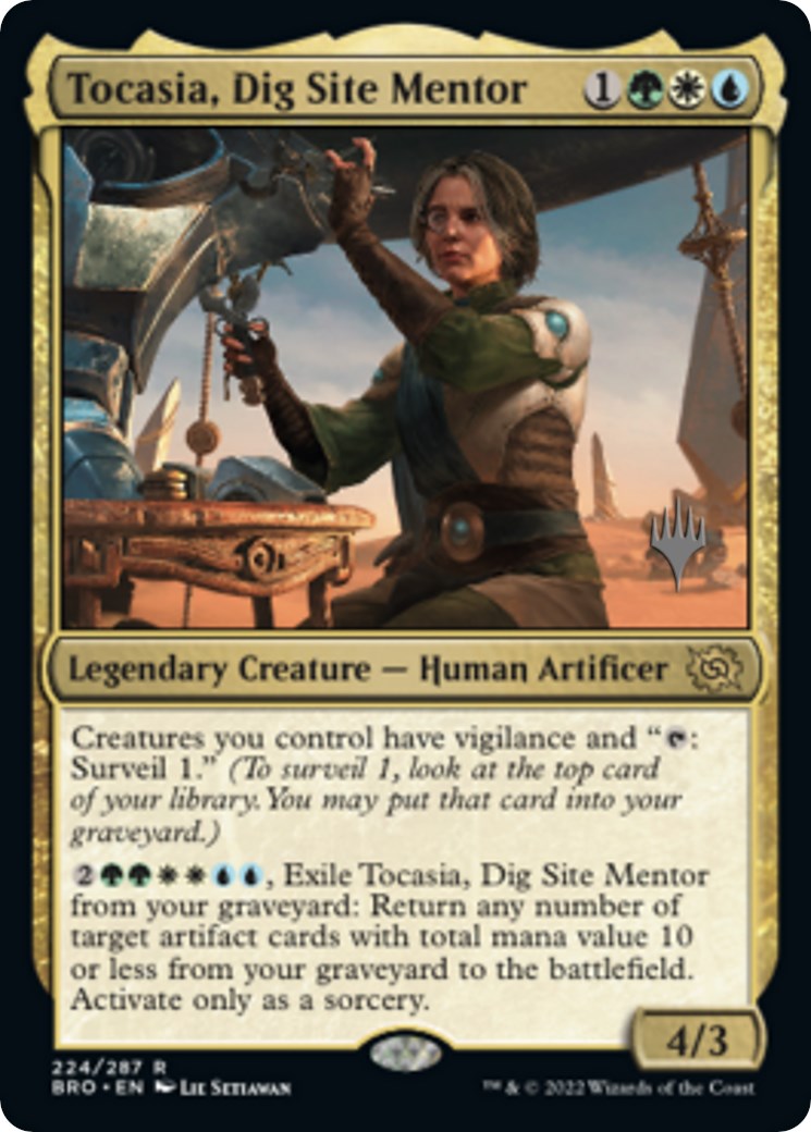 Tocasia, Dig Site Mentor (Promo Pack) [The Brothers' War Promos] | The CG Realm