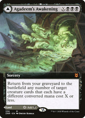 Agadeem's Awakening // Agadeem, the Undercrypt (Extended Art) [Zendikar Rising] | The CG Realm