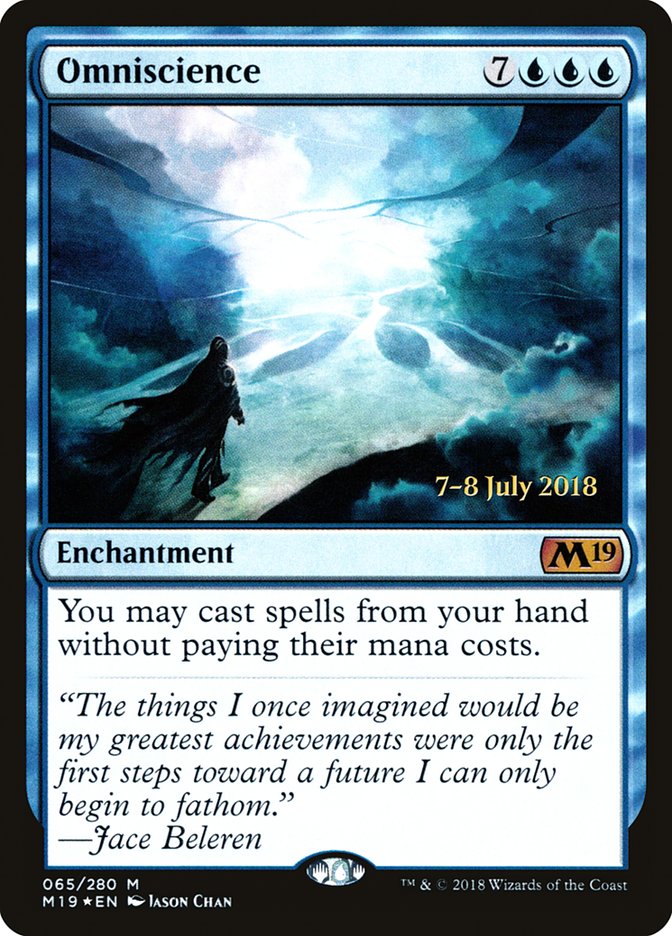 Omniscience [Core Set 2019 Prerelease Promos] | The CG Realm