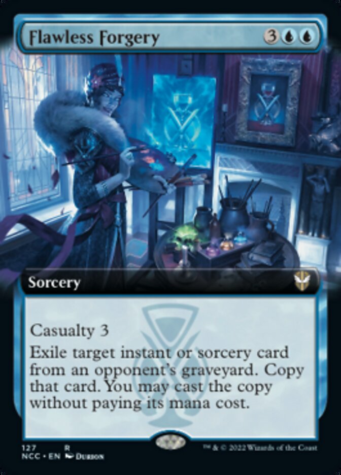 Flawless Forgery (Extended Art) [Streets of New Capenna Commander] | The CG Realm