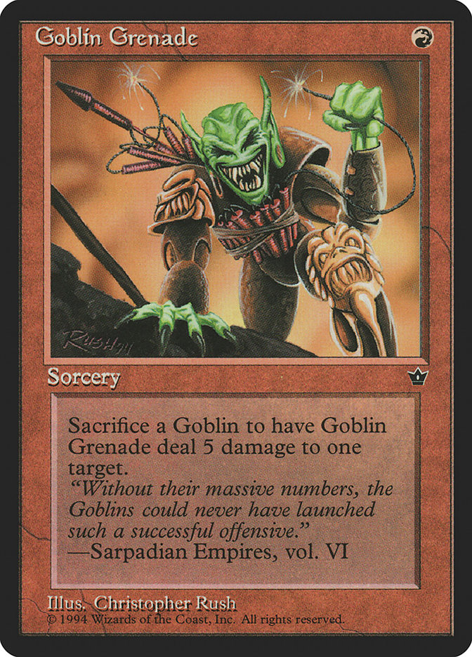 Goblin Grenade (Christopher Rush) [Fallen Empires] | The CG Realm