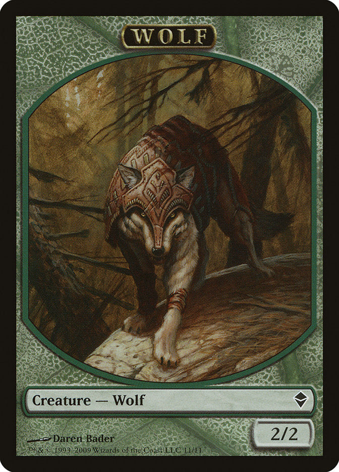 Wolf Token [Zendikar Tokens] | The CG Realm