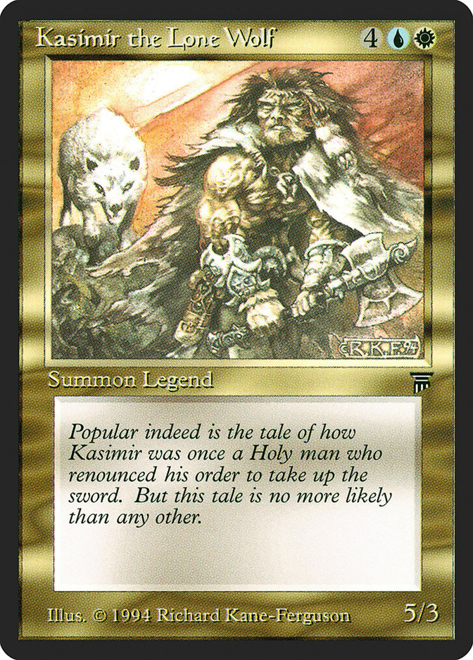 Kasimir the Lone Wolf [Legends] | The CG Realm
