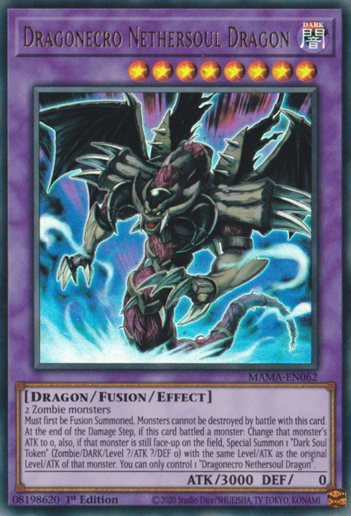 Dragonecro Nethersoul Dragon [MAMA-EN062] Ultra Rare | The CG Realm