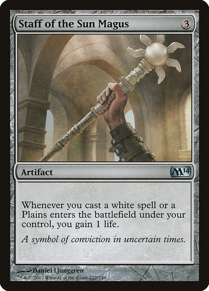 Staff of the Sun Magus [Magic 2014] | The CG Realm