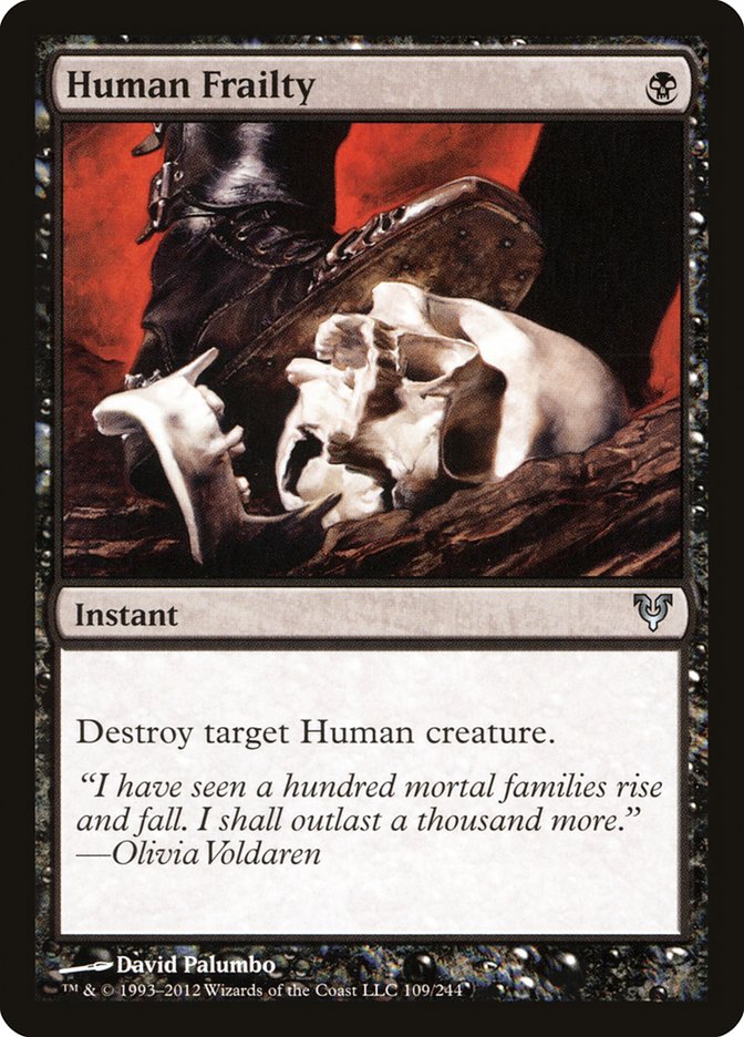 Human Frailty [Avacyn Restored] | The CG Realm