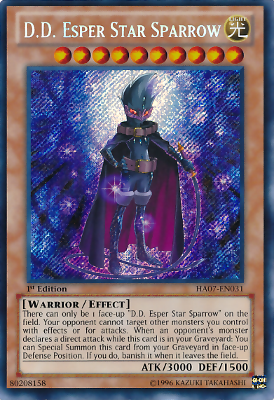 D.D. Esper Star Sparrow [HA07-EN031] Secret Rare | The CG Realm