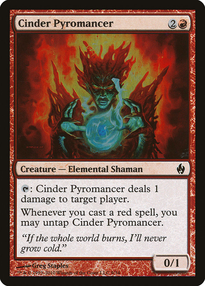 Cinder Pyromancer [Premium Deck Series: Fire and Lightning] | The CG Realm