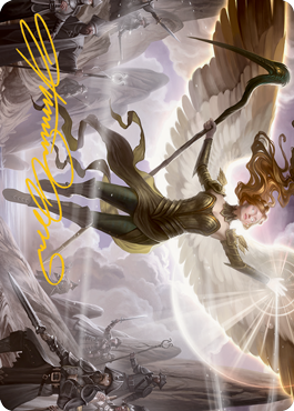 Sigarda's Splendor Art Card (Gold-Stamped Signature) [Innistrad: Midnight Hunt Art Series] | The CG Realm