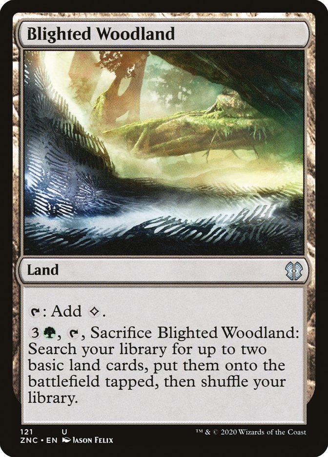 Blighted Woodland [Zendikar Rising Commander] | The CG Realm