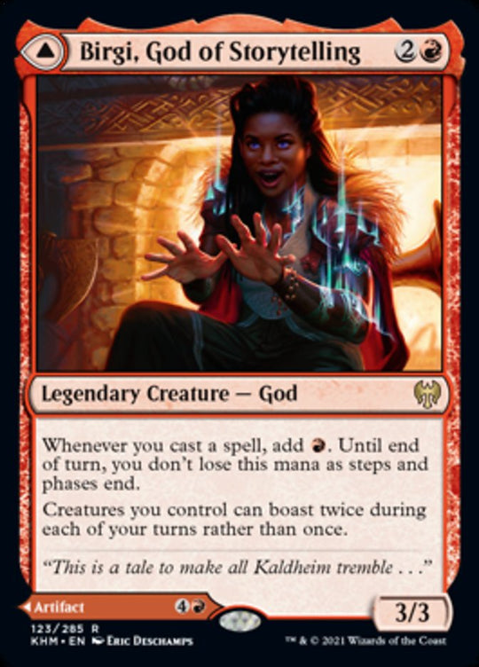 Birgi, God of Storytelling (KHM-123) - Kaldheim