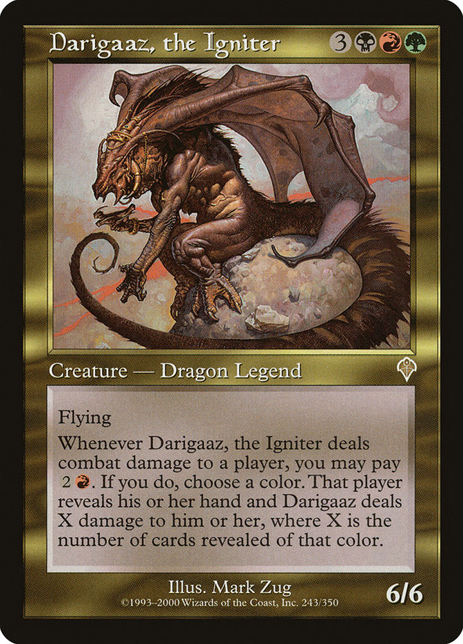 Darigaaz, the Igniter [Invasion] | The CG Realm