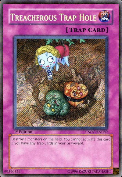 Treacherous Trap Hole [CSOC-EN089] Secret Rare | The CG Realm