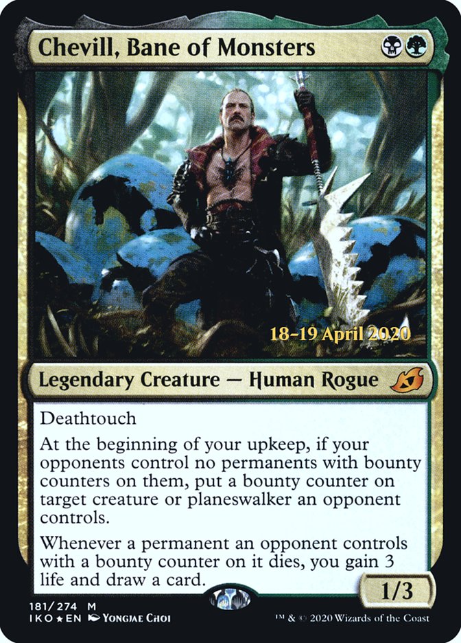 Chevill, Bane of Monsters [Ikoria: Lair of Behemoths Prerelease Promos] | The CG Realm