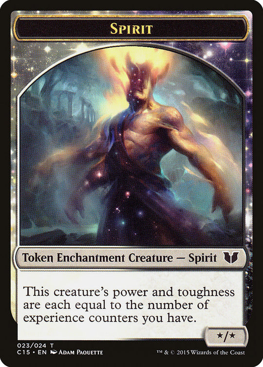 Knight (005) // Spirit (023) Double-Sided Token (C15-5 // 23) - Commander 2015 Tokens