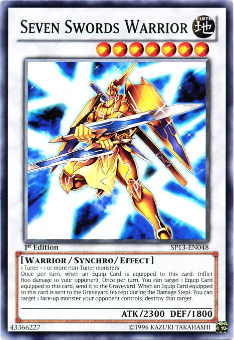 Seven Swords Warrior [SP13-EN048] Common | The CG Realm