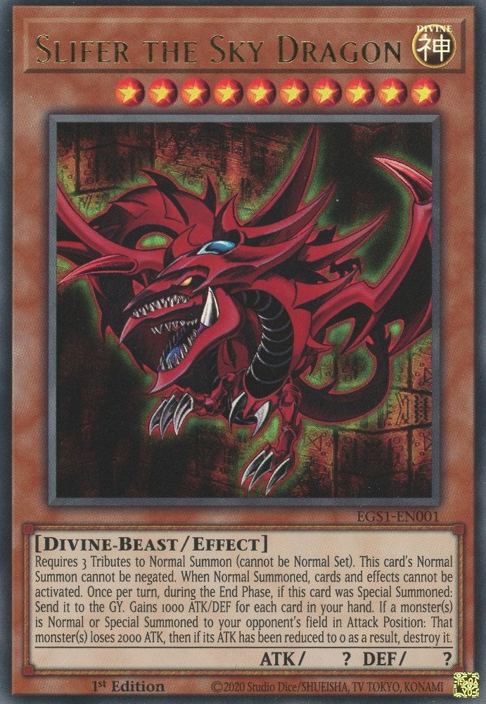 Slifer the Sky Dragon [EGS1-EN001] Ultra Rare | The CG Realm