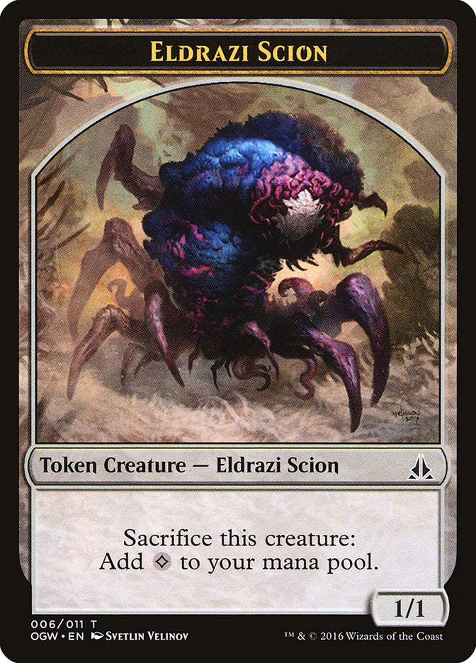 Eldrazi Scion Token (006/011) [Oath of the Gatewatch Tokens] | The CG Realm