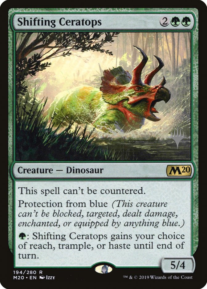 Shifting Ceratops (Promo Pack) [Core Set 2020 Promos] | The CG Realm