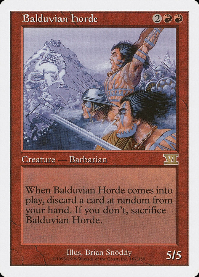 Balduvian Horde [Classic Sixth Edition] | The CG Realm