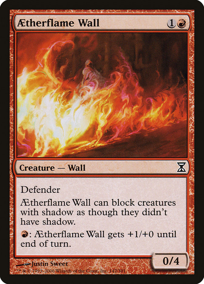 Aetherflame Wall [Time Spiral] | The CG Realm