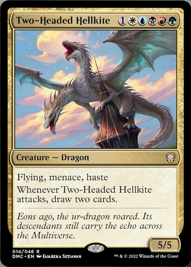 Two-Headed Hellkite [Dominaria United Commander] | The CG Realm