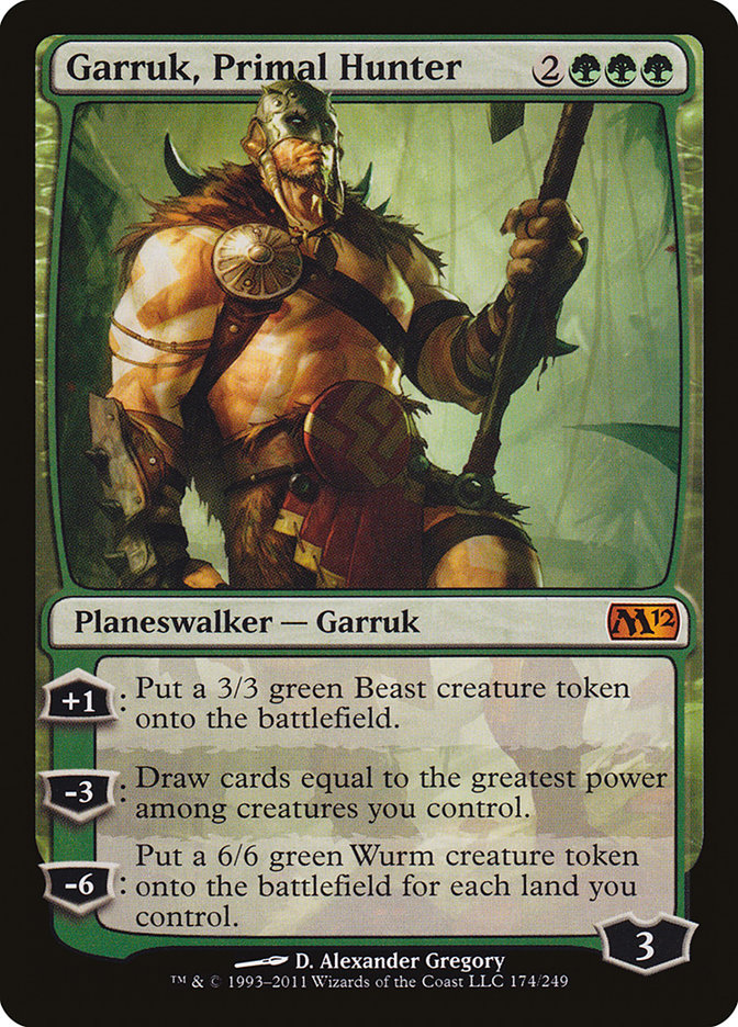 Garruk, Primal Hunter [Magic 2012] | The CG Realm