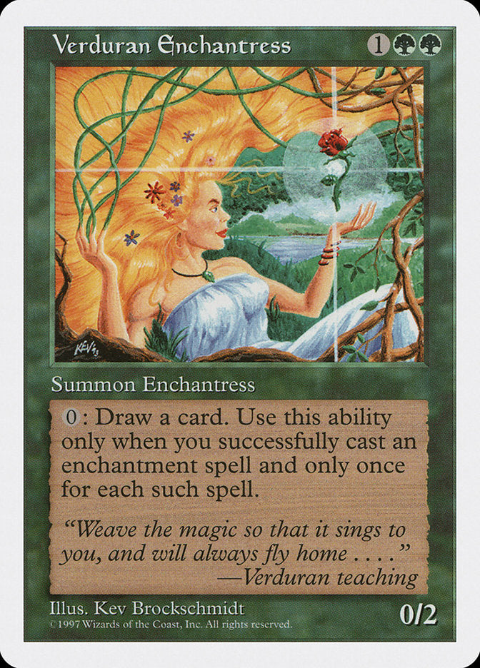 Verduran Enchantress [Fifth Edition] | The CG Realm